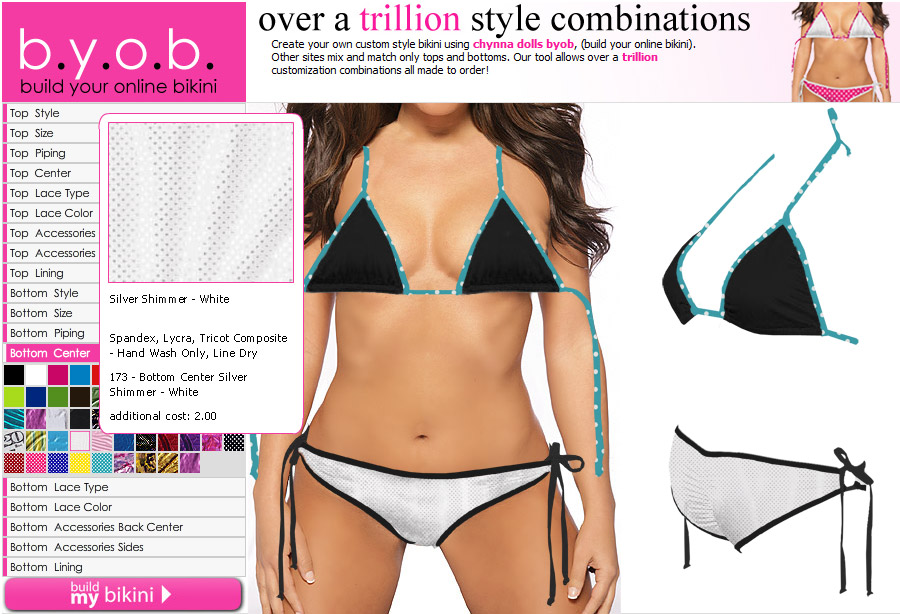 Bikini Custom Product Builder